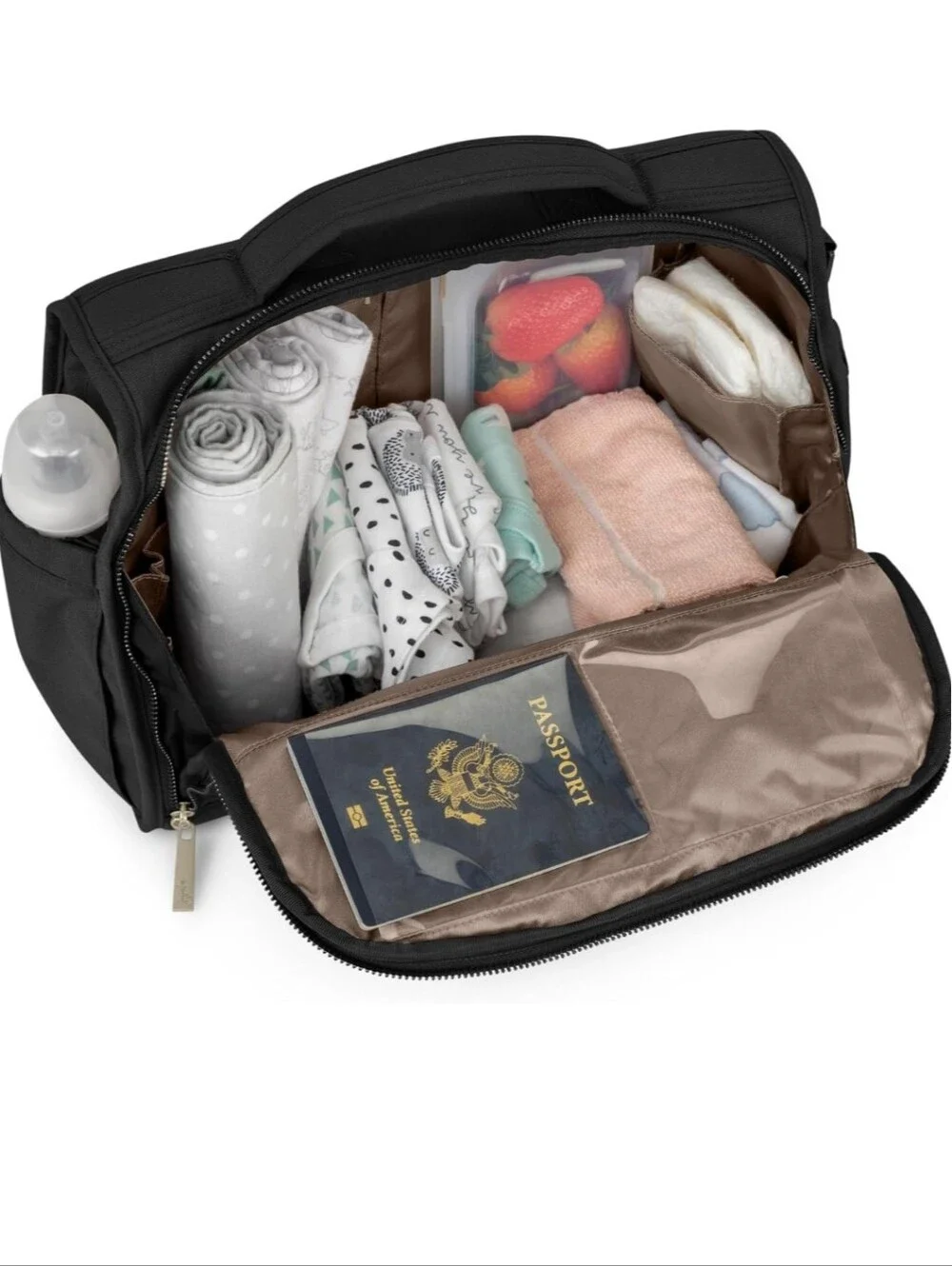 JuJuBe Diaper Bag, Travel Backpack and Large Tote with Portable Changing Pad NWT